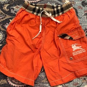 Burberry boys swim trunks
